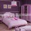 American Wooden Bedroom Furniture Purple Princess Style Bed CC-A-03