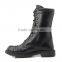 High Quality SNew Black Leather Women/men military Surplus Boots