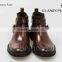 Genuine leather fashion ankle boot