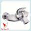 Polished chrome square waterfall whirlpool bathtub faucet with shower W013