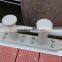 Marina cable corner mooring cleat