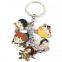 2016 Custom Zinc Alloy Anime Keychain Manufacture With Keyring