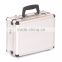 Crystal aluminium hard camera photography flight carry case storage box silver