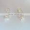 Beautiful Silver Earring Clips With High Quality Made In China