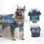 2015 hot Pet Denim jacket dog cooling coat