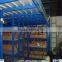 Heavy duty sheet steel mezzanine platform racking