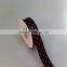 white Polka Dot satin Ribbon of 25mm
