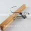 wooden dress hanger stand