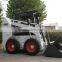 ZOT 650KG skid steer loader with 60HP desiel engine, closed cab