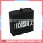 custom luxury black cardboard drawer gift box sliding packaging box