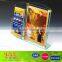 2Tier Acrylic Brochure Display Stand with card holder