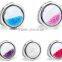 New trendy ladies mini round metal cosmetic mirror/makeup mirror/pocket mirror with logo