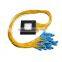 SC/APC stainless steel tube Type 0.9MM Fiber Optic PLC Splitter 1X16