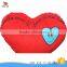 customize plush red heart shape pillow hot sale cheap soft heart shape hug pillow