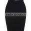 European Style Black short pencil skirt