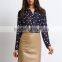 wholesale ladies wrap tight fitting leather skirt