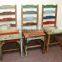 VINTAGE OLD WOOD DINING CHAIRS , HIGH QUALITY RECLAIMED WOOD DINING CHAIRS