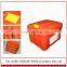 Take-out plastic PE food box, food box for delivery use for fast food