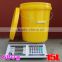 15L yellow factory plastic ice bucket