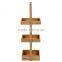 2015 high quality new products wood bamboo 3 tier bathroom towel shelf bathroom towel rack wholesale