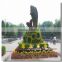 Wholesale price top quality artificial green sculptures for landscape and garden decor