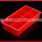 8 Cavity Whiskey King Square Silicone Ice Cube Tray With Lid