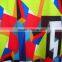 New Design Tear-resistant Shiny Poly Lycra Mixed Grid Design Print Fabric
