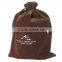 top style customized large velvet coffee bag