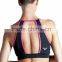 nylon/spandex gym bra, active bra, yoga bra for women