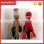 A-841 Christmas Knitted Wine Bottle Covers Knitting Wine Glass Charms Bottle Covers Knit Bottle Toppers and Knit Scarf