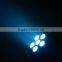 High Quality 6*Tri-3W LED Rechargable Battery operated RGB Par Cans