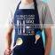 Custom printed cotton twill bbq apron