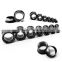 hand polishing body piercing internally threaded double flared tunnel ear tunnels gauge jewellery