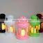 2015 Promotion Poppas BS10 Star Pantern Colorful Selection Hanging Led Candle plastic hanging lantern
