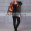 Custom Green Outer Parka with Removable Dyed Fox Belly Fur Lined Wholesale Price
