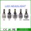 2016 super bright led headlight bulb h7 cob h7 led approved