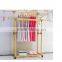 Double Poles Extension Indoor and Outdoor Clothes Drying Rack