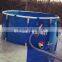 Collapsible and foldable commercial fish faming tank