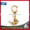 Best quality kangaroo shaped funny full 3D metal keychain