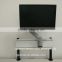 adjustable aluminum lcd monitor arm holder office use desk partition board mount monitor arm