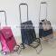 Outdoor folding luggage trolley bag/factory price supermarket hand trolley cart