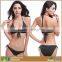Women's Spandex Nylon Swimsuit Crochet Strappy Bikini Sets In Stock