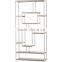 High polished stainless steel frame- Bookcase