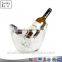 Acrylic oval ice tub wine Acrylic ice bucket for wine beer