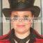 New Steampunk Hot Fashion Victorian Real Leather Top Hat