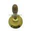 brass table bells ,80mm diameter with wooden handle