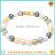 2016 fashion colorful south sea shell pearl stones necklace