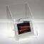 Factory Wholesale outdoor magazine rack fashion acrylic display holder for magazine Plexiglass book rack