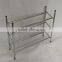 Hottest 18pairs 3 layer DIY cheap iron pipe stacking shoe rack