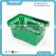 Wholesale Single Handle Supermarket Plastic Shopping Basket